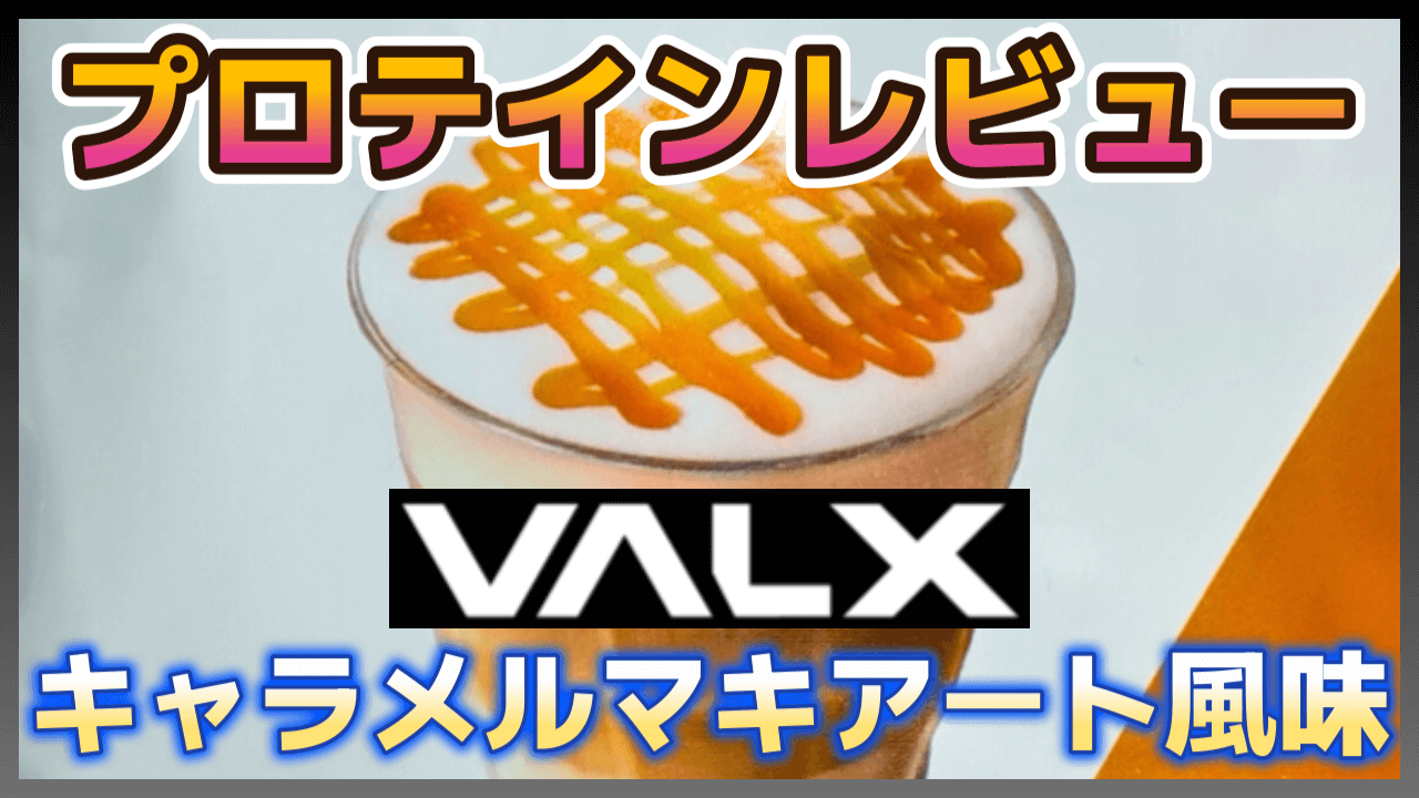 プロテイン】VALX「キャラメルマキアート風味」をレビュー - イエジム